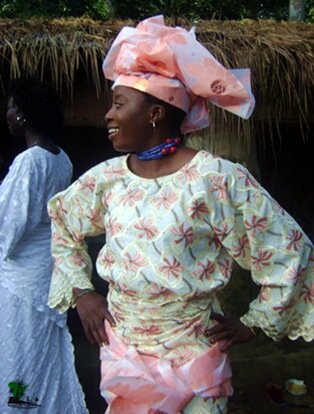 Arugba- The Votary Maid who carries the calabash of sacrifice to the Osun grove