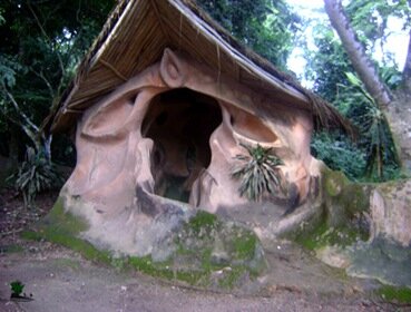 Entrance to the forest grove