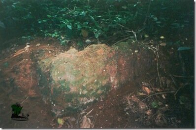 Relic of Mud sctructures erected by ancient dwellers at the cave