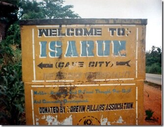 signboard to Isarun