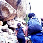 Olumo Rock- pile of boulders, home of caves, residence of ancient shrines