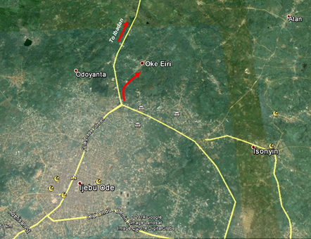 Oke eri_Queen Sheba's Tomb_Ijebu Ode map_Naijatreks